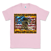 Bubblegum Pink westerm usa army boots Classic Tee - Artiststas