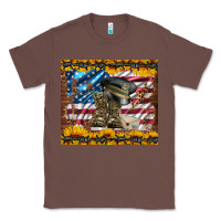 Chestnut westerm usa army boots Classic Tee - Artiststas