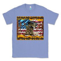 Colony Blue westerm usa army boots Classic Tee - Artiststas
