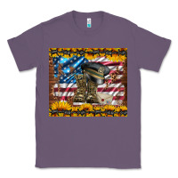 Lavender westerm usa army boots Classic Tee - Artiststas