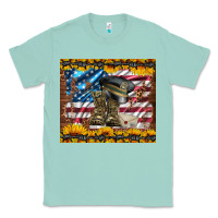 Seafoam westerm usa army boots Classic Tee - Artiststas