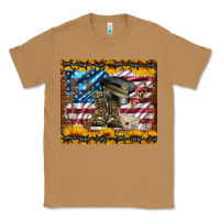 Toasted Coconut westerm usa army boots Classic Tee - Artiststas