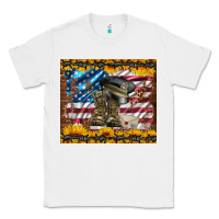 White westerm usa army boots Classic Tee - Artiststas