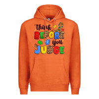 Carrot think before you judge Premium Hoodie - JahusDesignShop