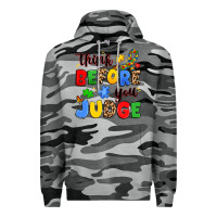 Slate Camo think before you judge Premium Hoodie - JahusDesignShop