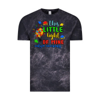 Cloud Black this little light of mine autism awareness Vintage Tee - JahusDesignShop