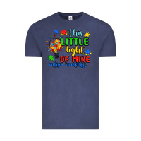 Vintage Denim this little light of mine autism awareness Vintage Tee - JahusDesignShop