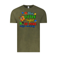 This Little Light Of Mine Autism Awareness Vintage Tee | Teevron