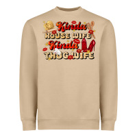 Mushroom kinda house wife kinda thug wife Heavyweight Sweatshirt - JahusDesignShop