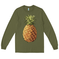 Army Green pineapple Long Sleeve Tee - Artiststas