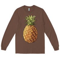 Chestnut pineapple Long Sleeve Tee - Artiststas