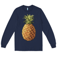 Navy pineapple Long Sleeve Tee - Artiststas