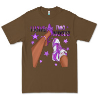 Cacao Purple I Have Two Moods Afro Girl Sneakers Premium Tee - texasbilliewilder