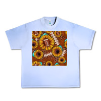 Grape Ice football leopard sunflower seamless pattern Urban Heavy Tee - JahusDesignShop