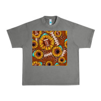 Tornado football leopard sunflower seamless pattern Urban Heavy Tee - JahusDesignShop