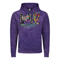 Cloud Purple love autism Vintage Hoodie - SublimationCraftShop