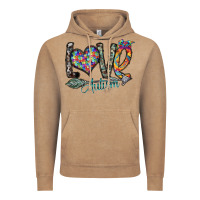 Vintage Coffee love autism Vintage Hoodie - SublimationCraftShop