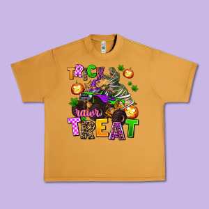 Trick Rawr Treat Urban Heavy Tee Designed By Adodesignshop
