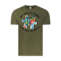Vintage Olive what makes you different is what makes you beautif Vintage Tee - JahusDesignShop