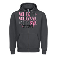 Smoke volleyball mama Zipper Hoodie - MaliasSmallBusiness