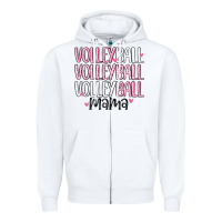 Volleyball Mama Zipper Hoodie | Teevron