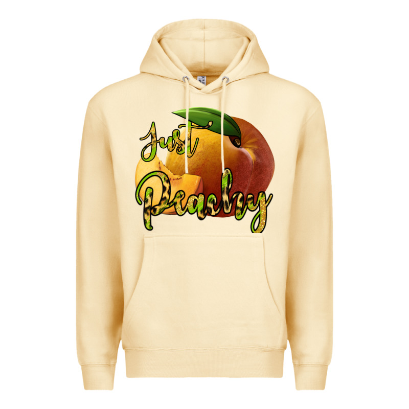 Just Peachy Premium Hoodie by Bettercallsaul | Teevron
