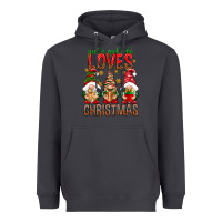 Smoke Just a girl who loves Christmas Heavyweight Hoodie - NancyCooperArtShop