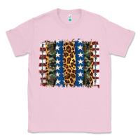 Bubblegum Pink usa army pattern brushstroke Classic Tee - Artiststas