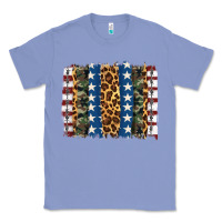 Colony Blue usa army pattern brushstroke Classic Tee - Artiststas