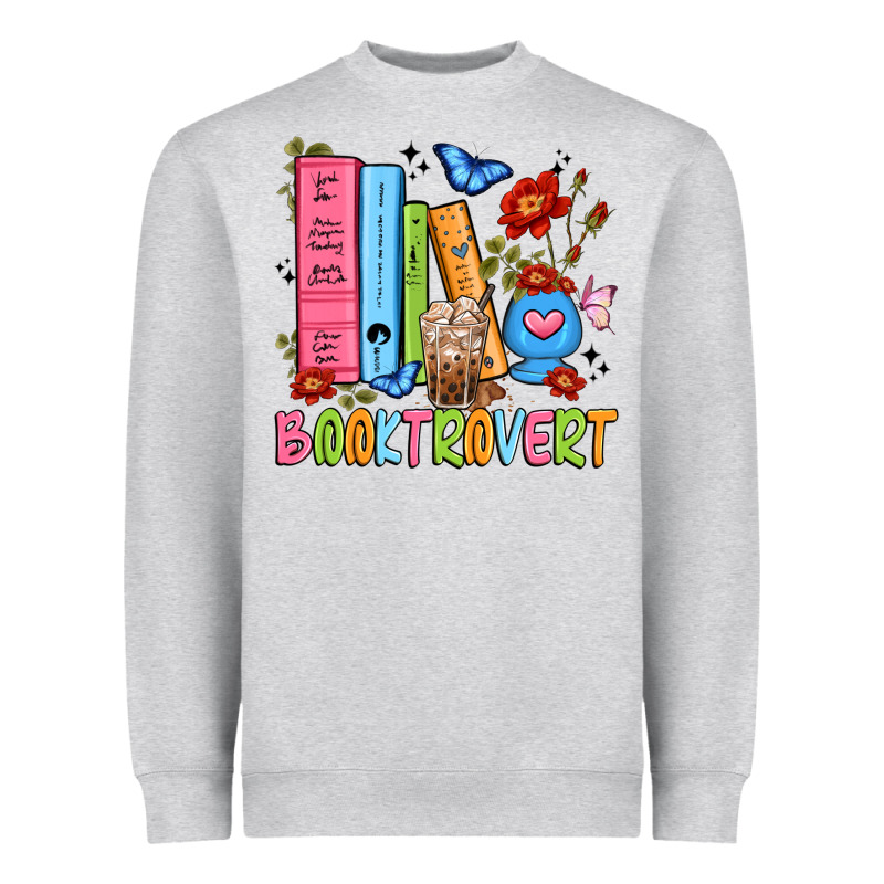 Booktrovert Heavyweight Sweatshirt by JahusDesignShop | Teevron