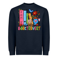 Navy booktrovert Heavyweight Sweatshirt - JahusDesignShop