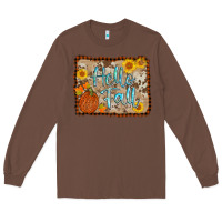 Chestnut hello fall Long Sleeve Tee - AdoDesignShop