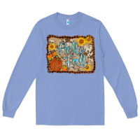 Colony Blue hello fall Long Sleeve Tee - AdoDesignShop