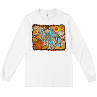 White hello fall Long Sleeve Tee - AdoDesignShop