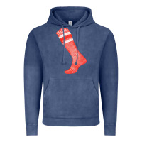 Vintage Denim red sock fa element 2 Vintage Hoodie - FaDigitalArtStudio