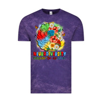 Cloud Purple neurodiversity celebrate the spectrum Vintage Tee - JahusDesignShop