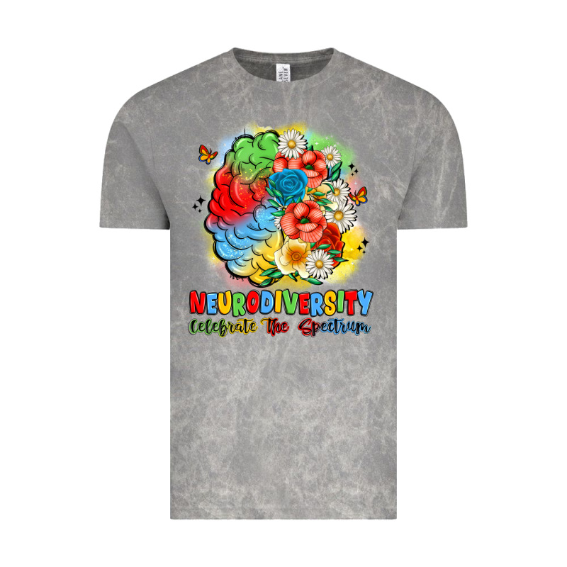 Neurodiversity Celebrate The Spectrum Vintage Tee by JahusDesignShop | Teevron