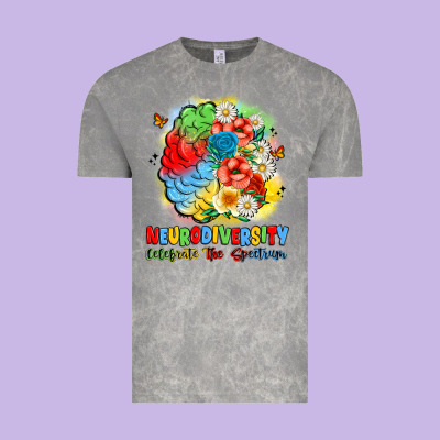 Neurodiversity Celebrate The Spectrum Vintage Tee Designed By Jahusdesignshop