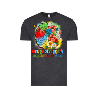 Vintage Black neurodiversity celebrate the spectrum Vintage Tee - JahusDesignShop