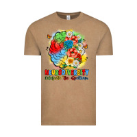 Vintage Coffee neurodiversity celebrate the spectrum Vintage Tee - JahusDesignShop