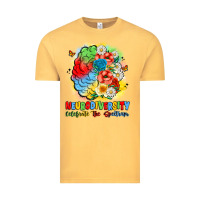 Vintage Mustard neurodiversity celebrate the spectrum Vintage Tee - JahusDesignShop
