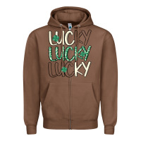 Chestnut lucky Zipper Hoodie - MaliasSmallBusiness