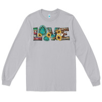 Moon Dust western gemstone sunflowers serape leopard turquoise love Long Sleeve Tee - Artiststas