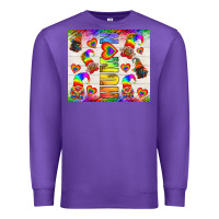 Purple Western Human LGBTQ+ Tumbler Premium Sweatshirt - BundleAndBundleShop