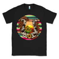 Black horseshoe circle Classic Tee - JahusDesignShop