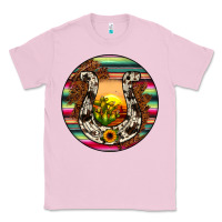 Bubblegum Pink horseshoe circle Classic Tee - JahusDesignShop