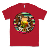 Red horseshoe circle Classic Tee - JahusDesignShop