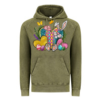 Vintage Olive Easter Heart Easter Day Vintage Hoodie - Neo Western