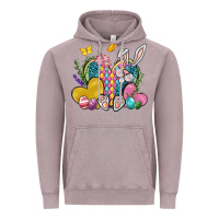 Vintage Zinc Easter Heart Easter Day Vintage Hoodie - Neo Western