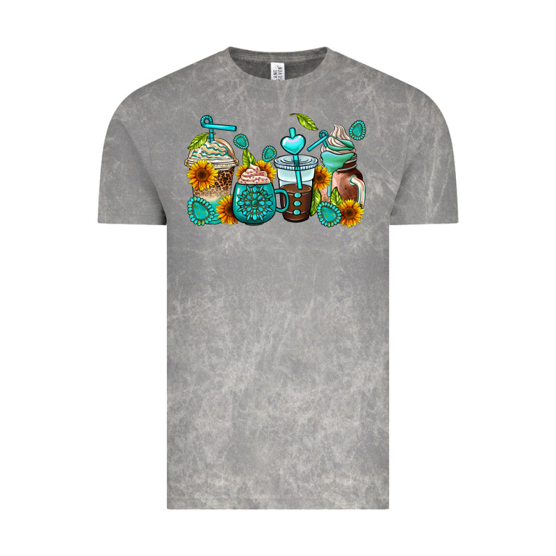 Gemstone Coffee Cups Vintage Tee by AdoDesignShop | Teevron